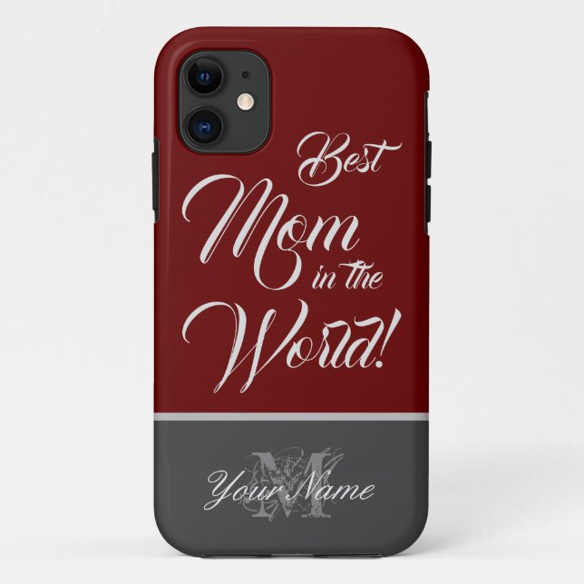 Coques Case-Mate iPhone Pour la meilleure maman du monde ! (Dos)