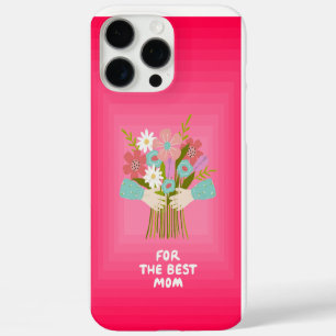Coque iPhone 16 Pro Max Pour la meilleure maman Floral