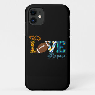Case-Mate iPhone Case Pour L'Amour Du Jeu Football Maman Leopard