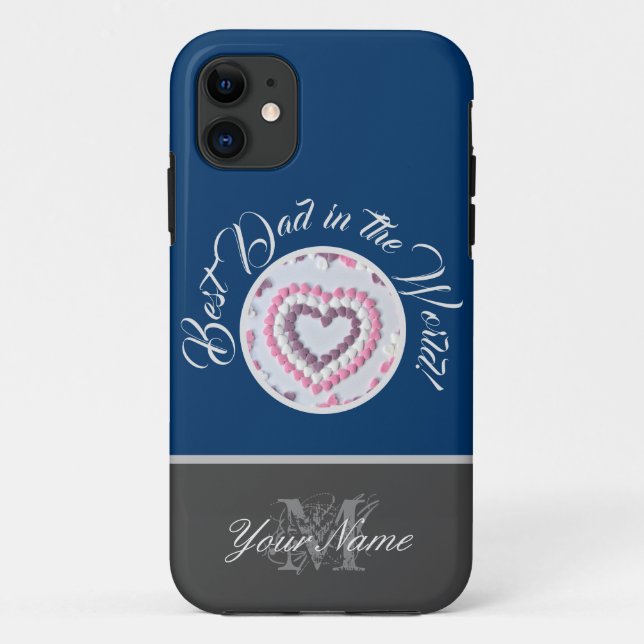 Coques Case-Mate iPhone Pour le meilleur papa du monde ! Ca iPhone coque-M (Dos)