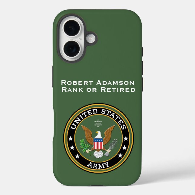 Coques Case-Mate iPhone Pour le personnel de l'armée avec l'emblème de la  (Verso)
