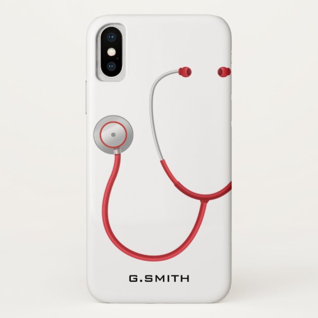 Coques Case-Mate iPhone Pour les médecins et les infirmières. Stethoscope  (Dos)
