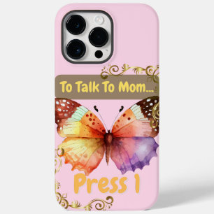 Coque Case-Mate iPhone Pour Parler À Maman, Appuyez Sur 1
