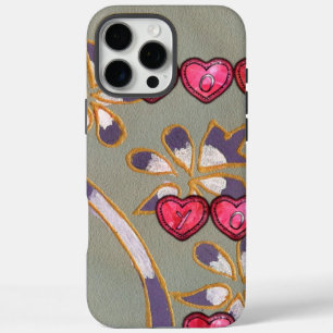 Coques iPhone 16 Pro Max Pour Vous De Moi : Beau Coeurs Floraux Design