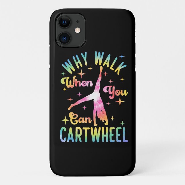 Coques Case-Mate iPhone Pourquoi marcher quand on peut faire la roue (Dos)