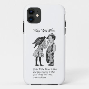 Case-Mate iPhone Case Pourquoi voter Totally Blue en 2024