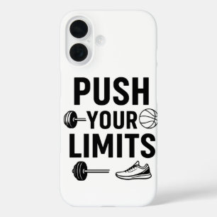Coque Pour iPhone 16 Pousser vos limites - Motivation sportive