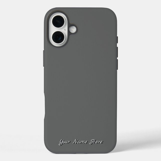 Coques Case-Mate iPhone Poussière de tempête professionnelle, couleur gris (Verso)