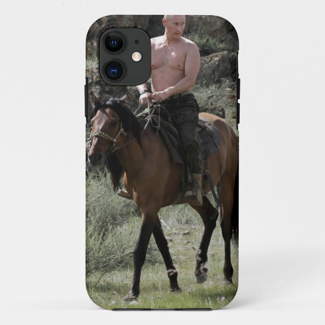 Coques Case-Mate iPhone Poutine sans chemise monte un cheval (Dos)