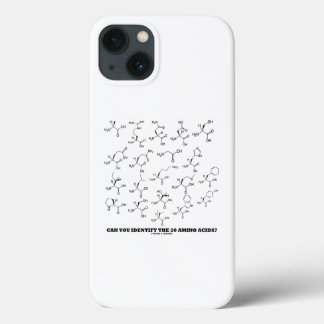 Case-Mate iPhone Case Pouvez-Vous Identifier Les 20 Acides Aminés ? Bioc