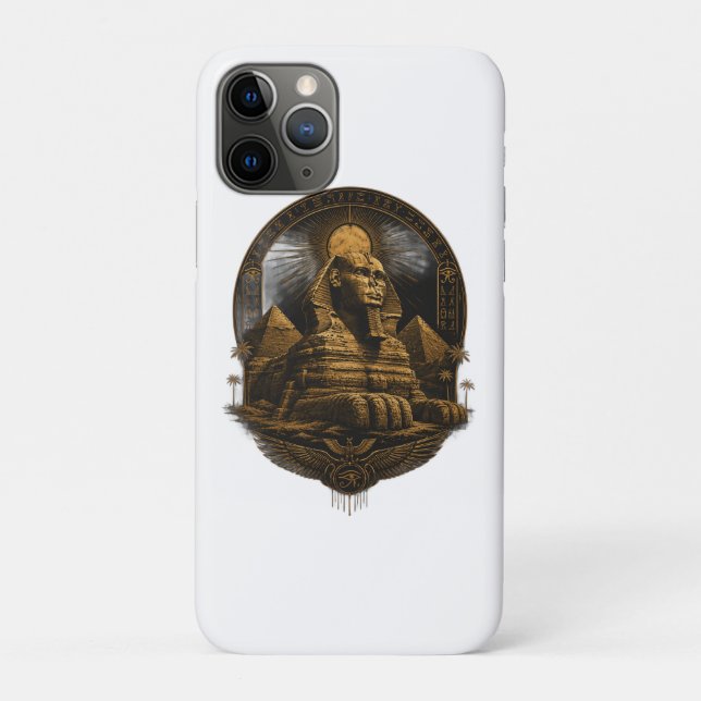 Coques Case-Mate iPhone Pouvoir Tranquille | Grande Design Sphinx Egypte (Dos)