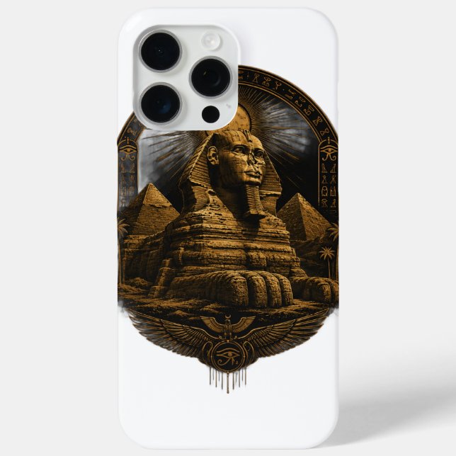 Coques Case-Mate iPhone Pouvoir Tranquille | Grande Design Sphinx Egypte (Verso)