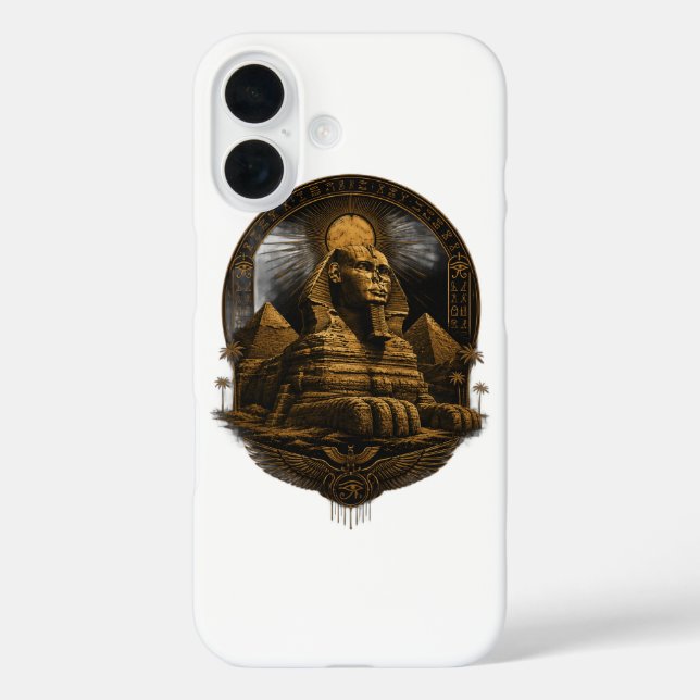 Coques Case-Mate iPhone Pouvoir Tranquille | Grande Design Sphinx Egypte (Verso)
