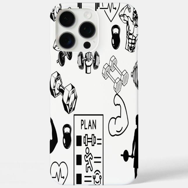 Coques Case-Mate iPhone Power Grip Téléphone Boîtier Veiny Dumbbell Design (Verso)