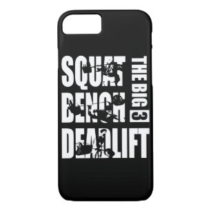 Coque Case-Mate iPhone Powerlifting - posture accroupie, banc, Deadlift