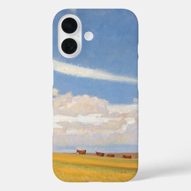 Coques Case-Mate iPhone Prairie après l'orage par Maynard Dixon, Art ancie (Verso)