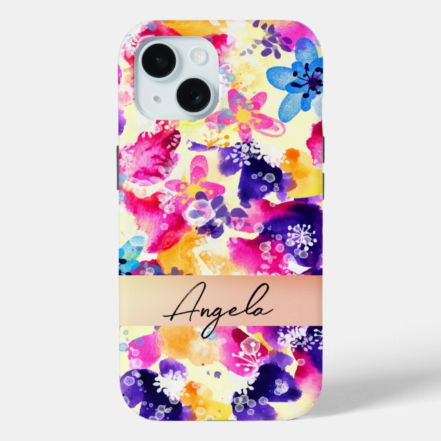 Coques Case-Mate iPhone Prairie de fleurs sauvages Fleurs shabby (Verso)