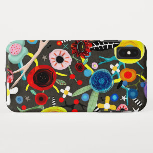 Case-Mate iPhone Case prairie florale noire