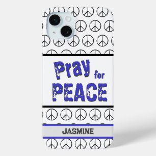Coque Case-Mate iPhone Pray for Peace Grunge Police