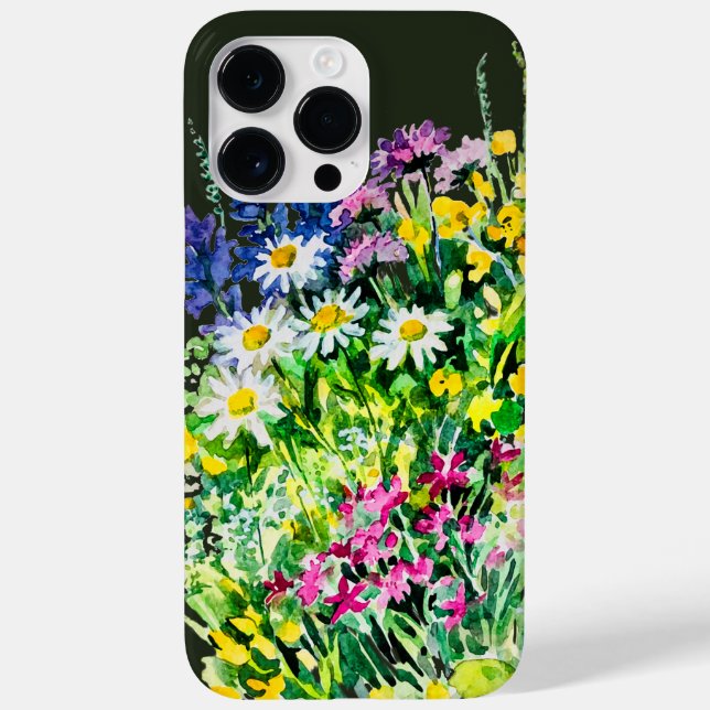 Coques Case-Mate iPhone pré d'été, fleurs sauvages (Verso)