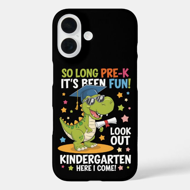 Coques Case-Mate iPhone Pré K Graduate jardin d'enfants Dinosaur T Rex (Verso)