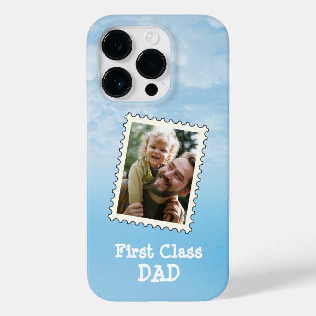 Coques Case-Mate iPhone Premier DAD Meilleur Papa Jamais une photo personn (Verso)