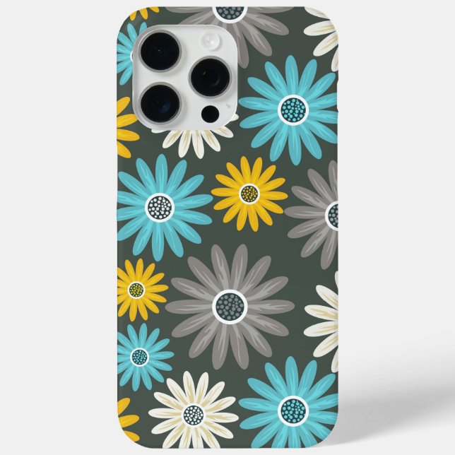 Coques Case-Mate iPhone Premier motif floral d'impression (Verso)