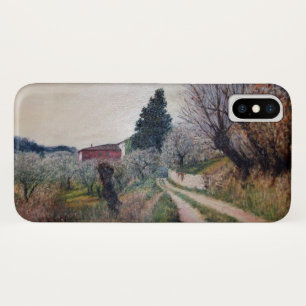Coque iPhone X PREMIER PRINTEMPS EN GOUVERNALAIS / Paysage Toscan