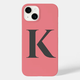 Coque Case-Mate iPhone Première lettre   Monogram Modern Stylish Trendy