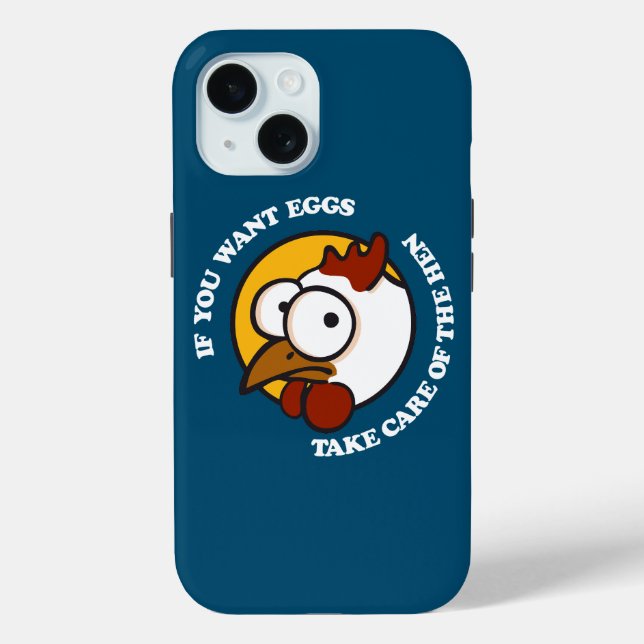 Coques Case-Mate iPhone Prenez soin de la poule 1 (Verso)