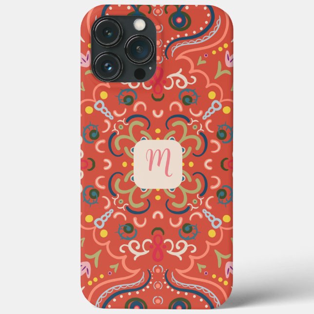 Coques Case-Mate iPhone Préparation Monogramme & Coloré  (Verso)