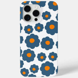 Coque Case-Mate iPhone Preppy Blue Orange Hippie Motif