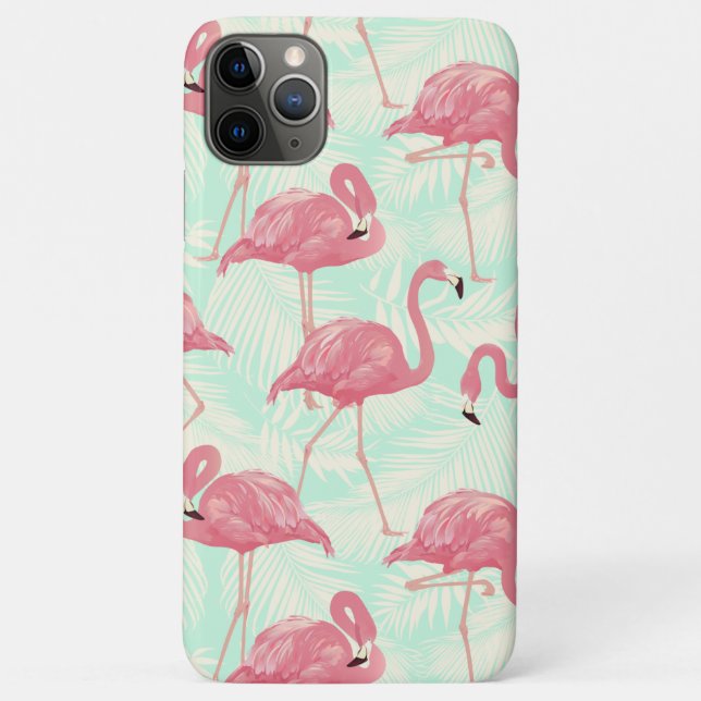Coques Case-Mate iPhone Preppy Chic Elegant Pink Flamingo Motif (Dos)