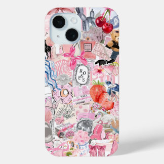 Coque Case-Mate iPhone Preppy Collage, Tendance Collage d'été Dossier tél