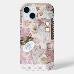 Coque Case-Mate iPhone Preppy Collage, Tendance Collage d'été Dossier tél