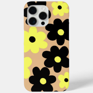Coque Case-Mate iPhone Preppy Yellow Black Hippie Motif