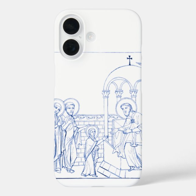 Coques Case-Mate iPhone Présentation de la Bienheureuse Vierge Marie (Verso)