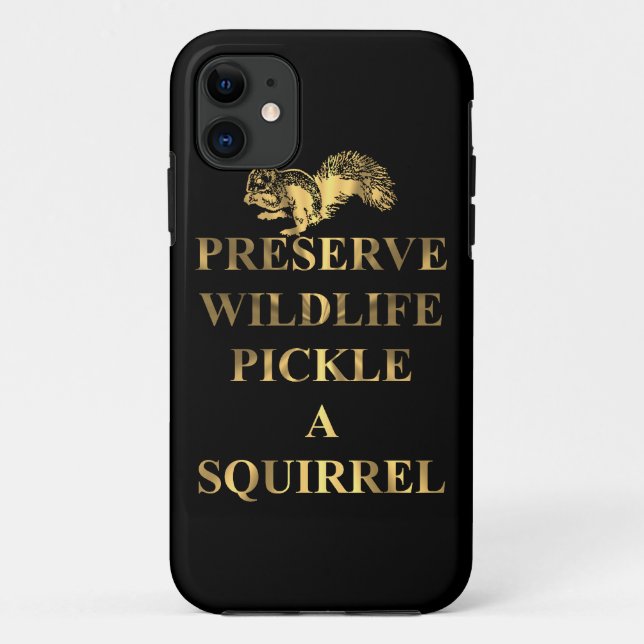 Coques Case-Mate iPhone Préserver le cornichon sauvage un écureuil (Dos)