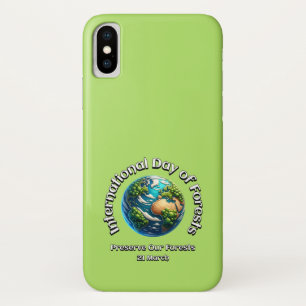 Case-Mate iPhone Case Préservez Nos Forêts. Journée internationale des f