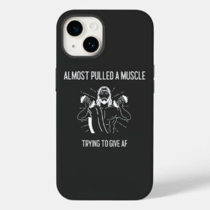 Coque Case-Mate iPhone Presque Tiré Un Muscle Essayant De Donner Af