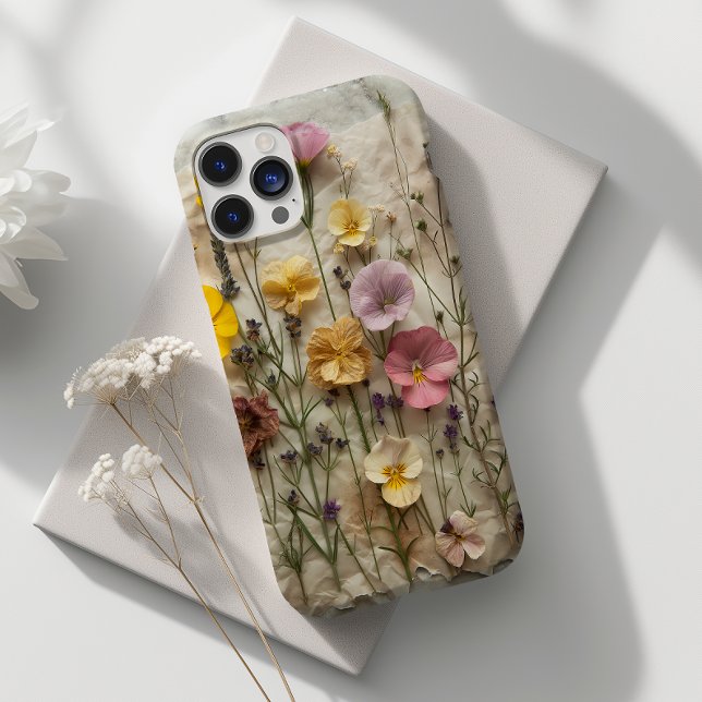 Coques Case-Mate iPhone Pressé Fleur Nature Inspiré Nature (Créateur téléchargé)