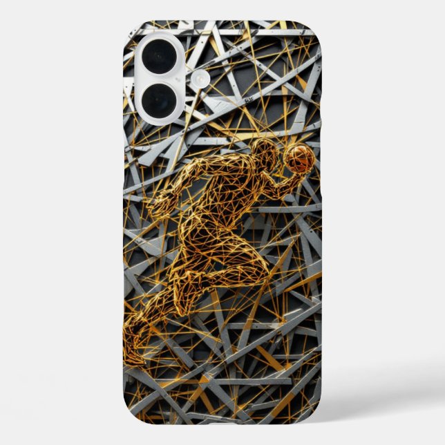 Coques Case-Mate iPhone Prestige Play - basket-ball (Verso)