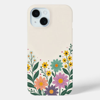 Coque Case-Mate iPhone Pretty Bottom Border Flowers