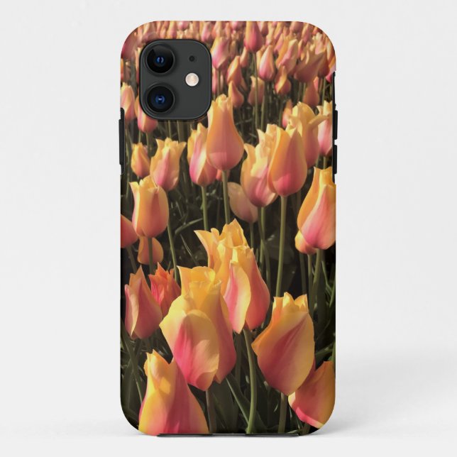 Coques Case-Mate iPhone Pretty Pink et Yellow Tulips (Dos)