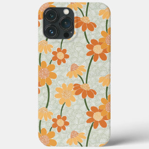 Case-Mate iPhone Case Pretty retro muted 1970 s flowers