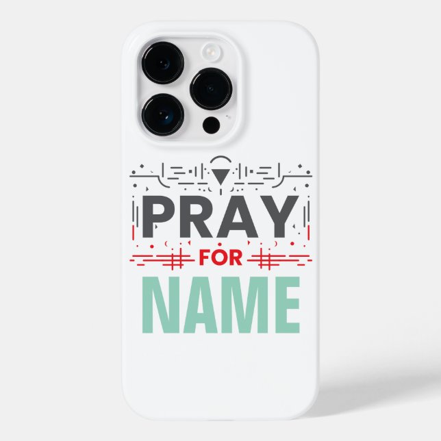 Coques Case-Mate iPhone Priez Pour : Ensemble dans la Solidarité (Verso)