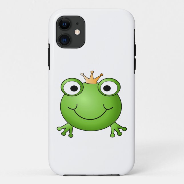 Coques Case-Mate iPhone Prince de grenouille. Grenouille heureuse (Dos)