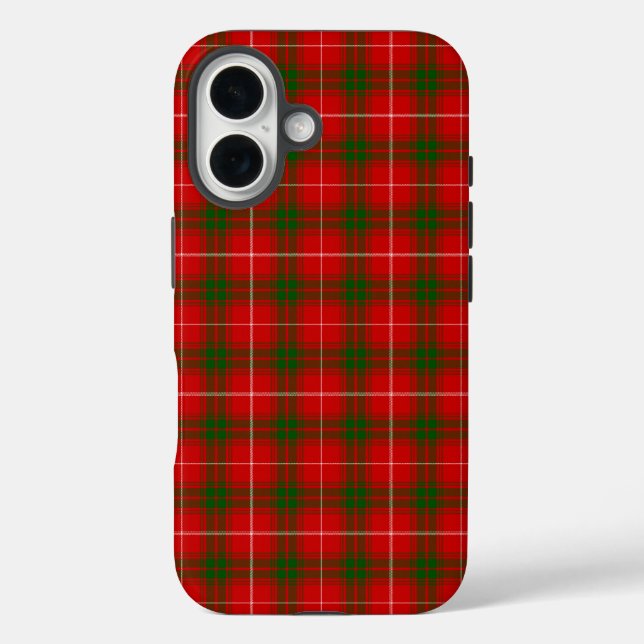 Coques Case-Mate iPhone Prince de Rothesay tartan rouge vert plaid (Verso)
