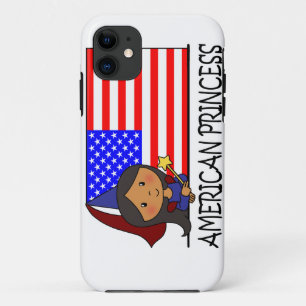Etui iPhone Case-Mate Princesse américaine mignonne Flag de clipart