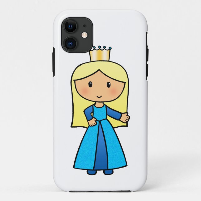 Coques Case-Mate iPhone Princesse blonde mignonne de clipart (images (Dos)